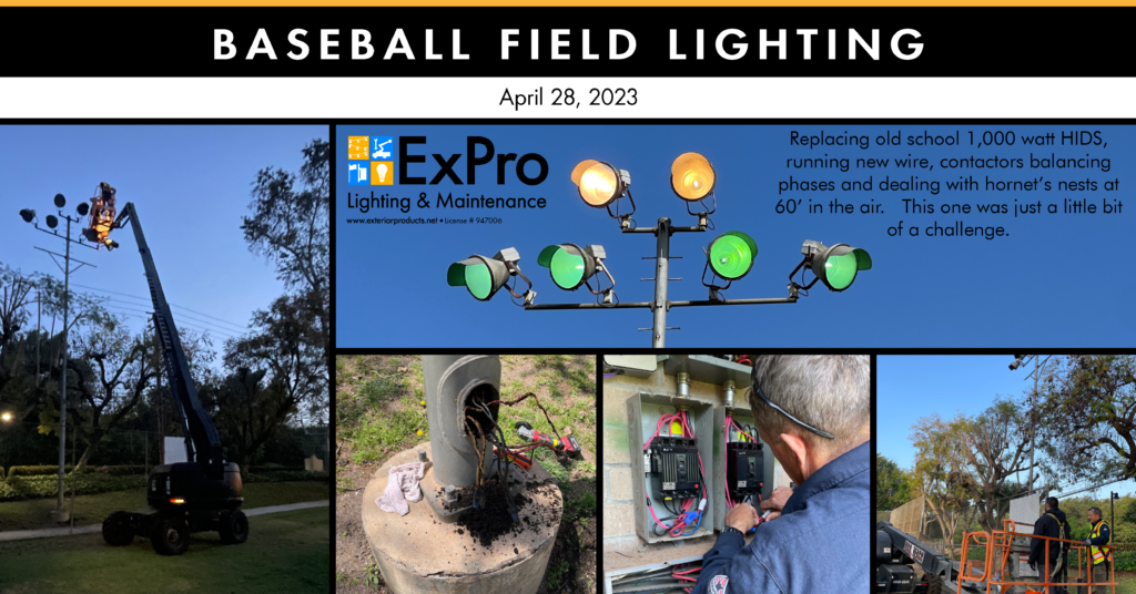 Baseball Field Lighting Exterior Products